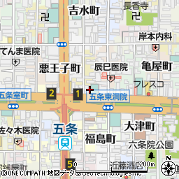 京都府京都市下京区松屋町425周辺の地図