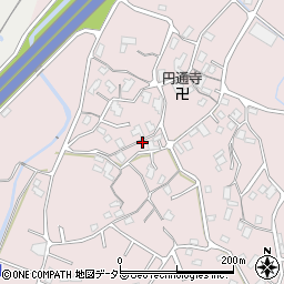 滋賀県草津市岡本町517-1周辺の地図