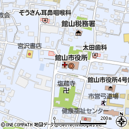 館山市役所健康福祉部　市民課市民相談室周辺の地図
