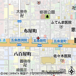 京都府京都市下京区材木町159周辺の地図