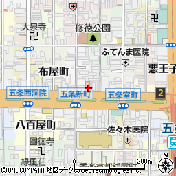 京都府京都市下京区東錺屋町167周辺の地図