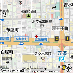 京都府京都市下京区東錺屋町186周辺の地図