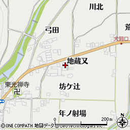 京都府亀岡市曽我部町犬飼地蔵又18-2周辺の地図