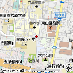 京都府京都市東山区竹村町147周辺の地図