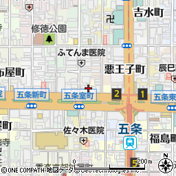 京都府京都市下京区醍醐町264周辺の地図