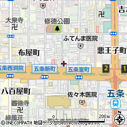 アランヴェールホテル京都周辺の地図