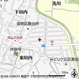 京都府亀岡市篠町森東垣内1-39周辺の地図