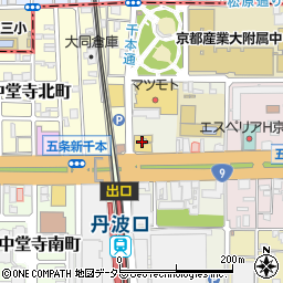 京都府京都市下京区中堂寺坊城町周辺の地図