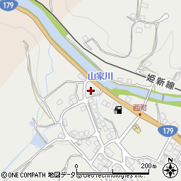 岡山県美作市土居2524周辺の地図