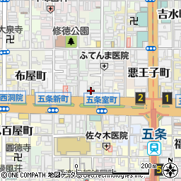 ヤサカ五条ビル周辺の地図