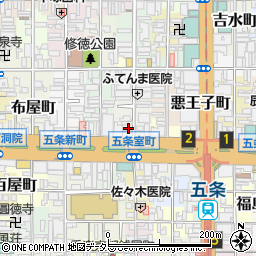 京都府京都市下京区坂東屋町282周辺の地図