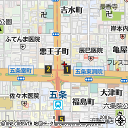 京都府京都市下京区松屋町413周辺の地図