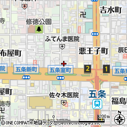 京都府京都市下京区坂東屋町283周辺の地図