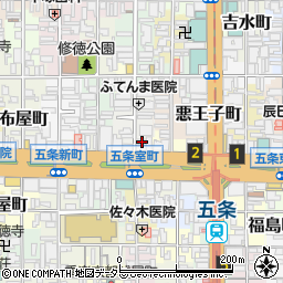 京都府京都市下京区坂東屋町283周辺の地図