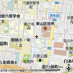京都府京都市東山区興善町周辺の地図