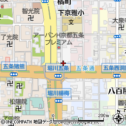 京都府京都市下京区小泉町112周辺の地図
