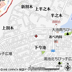 愛知県知多郡東浦町森岡下今池1-28周辺の地図