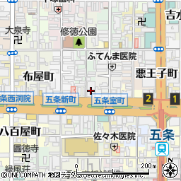 京都府京都市下京区東錺屋町179周辺の地図