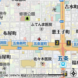 京都府京都市下京区坂東屋町282-1周辺の地図