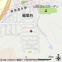 滋賀県大津市稲葉台7-5周辺の地図