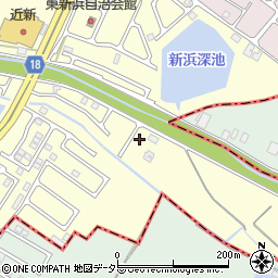 滋賀県草津市新浜町503-3周辺の地図