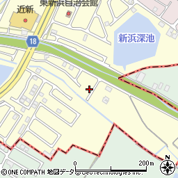 滋賀県草津市新浜町503周辺の地図