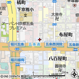 カギの救急車五条通店周辺の地図