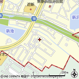 滋賀県草津市新浜町460-33周辺の地図