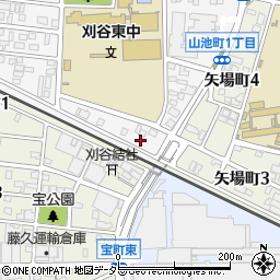 愛知県刈谷市山池町1丁目516周辺の地図