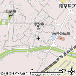 滋賀県草津市南笠町1212周辺の地図