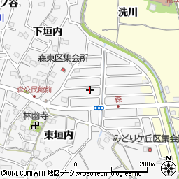 京都府亀岡市篠町森東垣内1-47周辺の地図
