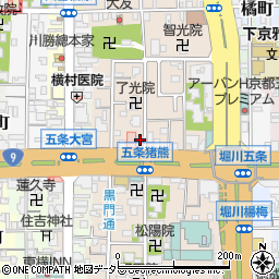 株式会社京都クローバー会周辺の地図