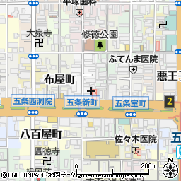 京都府京都市下京区材木町154周辺の地図