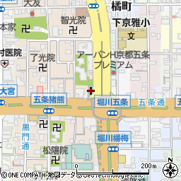 京都府京都市下京区柿本町575周辺の地図