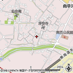 滋賀県草津市南笠町1231周辺の地図
