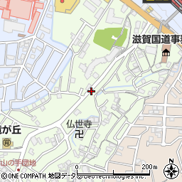 滋賀県大津市竜が丘周辺の地図