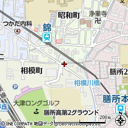 滋賀県大津市相模町5-27周辺の地図