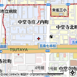 彌榮自動車七本松単身者社宅周辺の地図