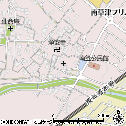 滋賀県草津市南笠町1213周辺の地図