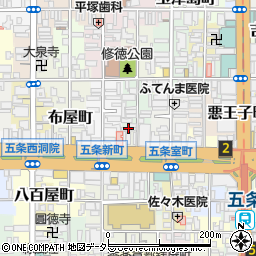 岡本啓助商店周辺の地図