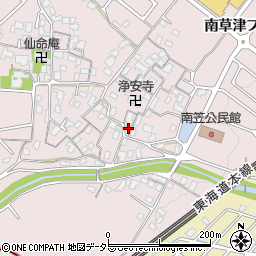 滋賀県草津市南笠町1229周辺の地図