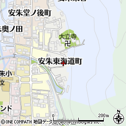 京都府京都市山科区安朱東海道町46-1周辺の地図