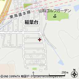 滋賀県大津市稲葉台7-26周辺の地図