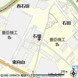 愛知県安城市今本町石畑周辺の地図