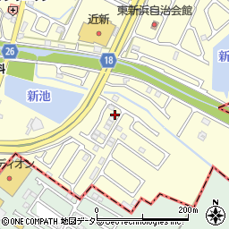 滋賀県草津市新浜町460-30周辺の地図