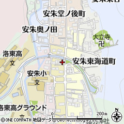 京都府京都市山科区安朱馬場ノ西町40周辺の地図