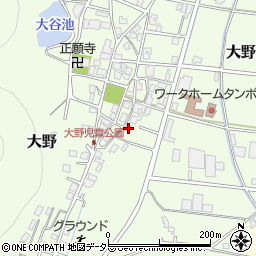 兵庫県西脇市大野341周辺の地図