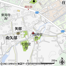 静岡県静岡市清水区南矢部674-17周辺の地図