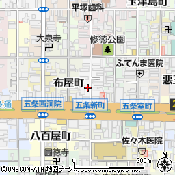 京都府京都市下京区材木町153周辺の地図