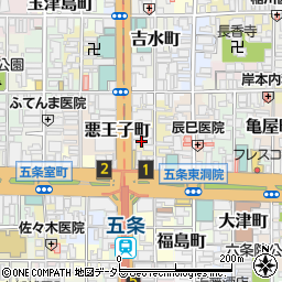 プレミスト京都烏丸通周辺の地図
